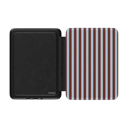 Sunday in Brooklyn | Blue Stripes Kindle Case