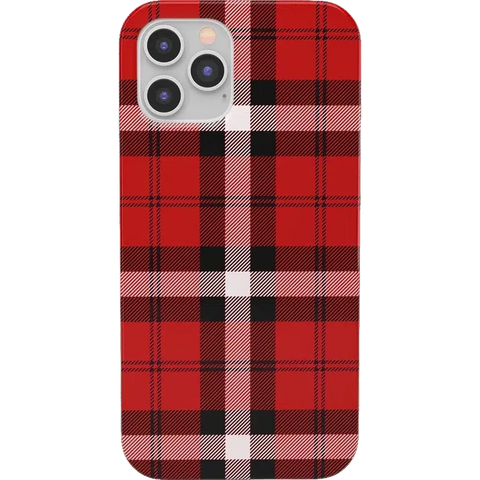 As if! | Red Plaid Case