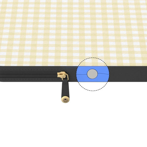 Pastel Picnic | Yellow Gingham Laptop Case