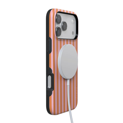 Perfect Stripes | Orange & Pink Stripes Case