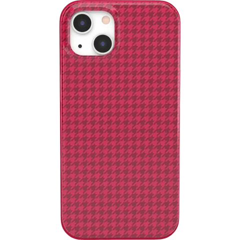 Best Dressed | Red Houndstooth Case