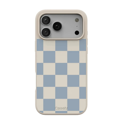 Fit Check | Light Blue Checkerboard Case