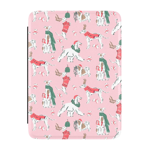 Winter Woofs | Holiday Dog Kindle Case