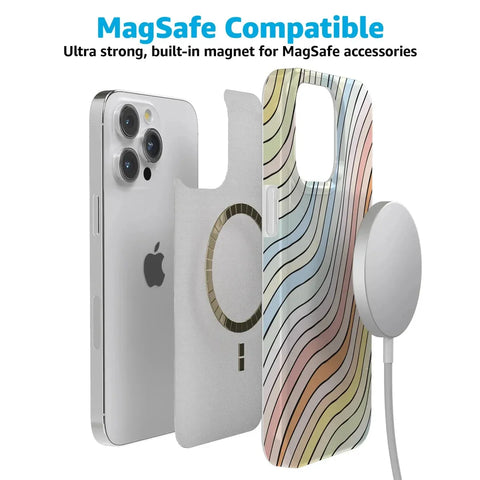 Ride The Wave | Pastel Rainbow Lined Case