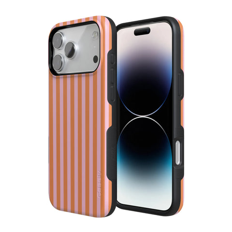 Perfect Stripes | Orange & Pink Stripes Case