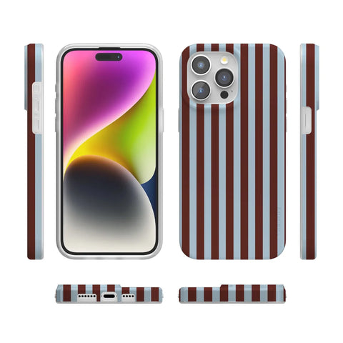 Sunday in Brooklyn | Blue Stripes Case