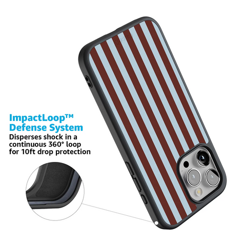 Sunday in Brooklyn | Blue Stripes Case