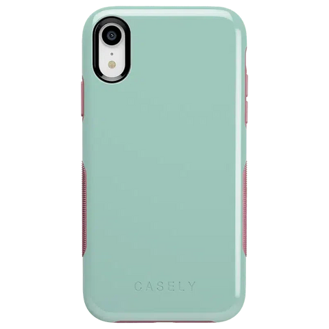 Mint Green on Pink | Ultra-Protective Bold Case