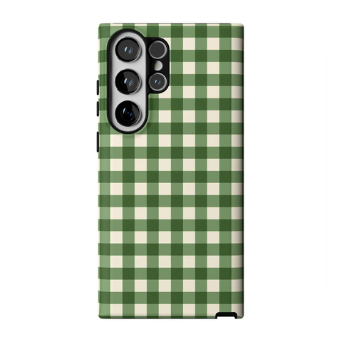 Checked Twice | Green Plaid Case