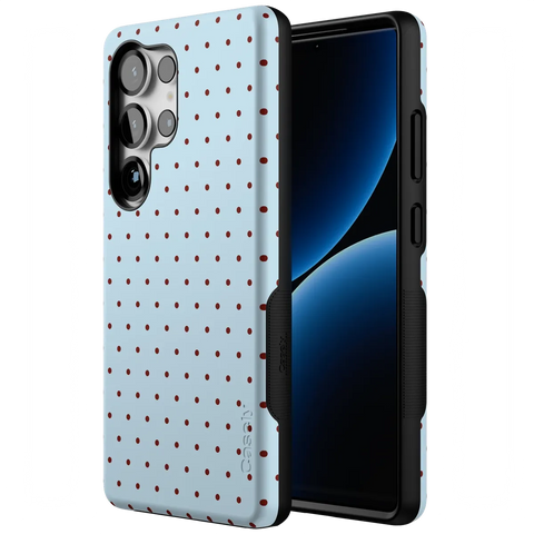 On the Dot | Blue Polka Dot Case
