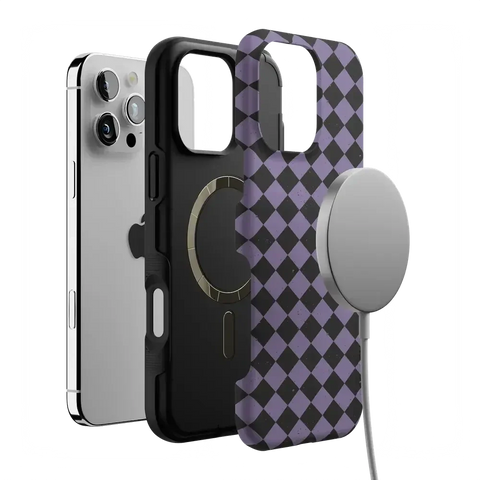 Midnight Hex | Purple Checkered Case