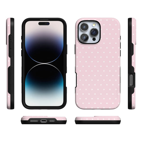 On the Dot | Pink & White Polka Dot Case
