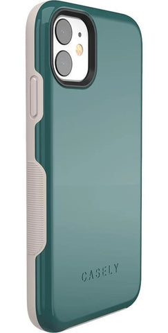 Deep Teal on Nude | Ultra-Protective Bold Case