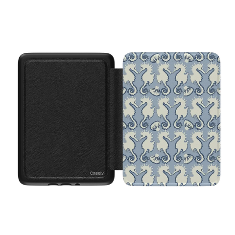 Seahorse Drift | Coastal Blues Kindle Case