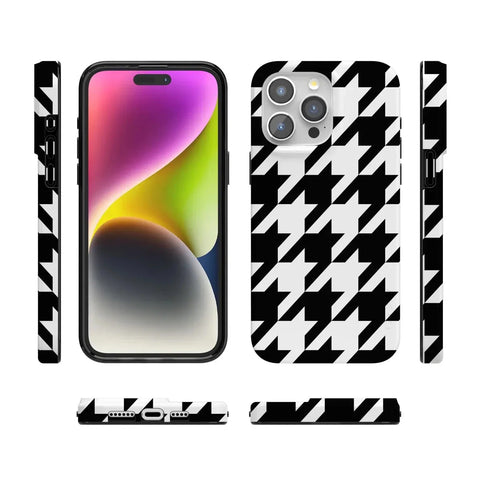 Houndstooth | High Contrast Design Case