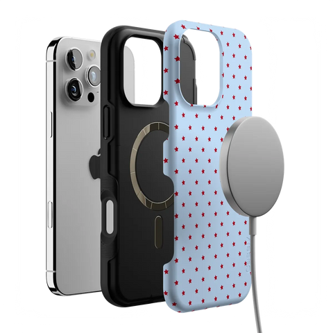 Tiny Stars | Red & Blue Case
