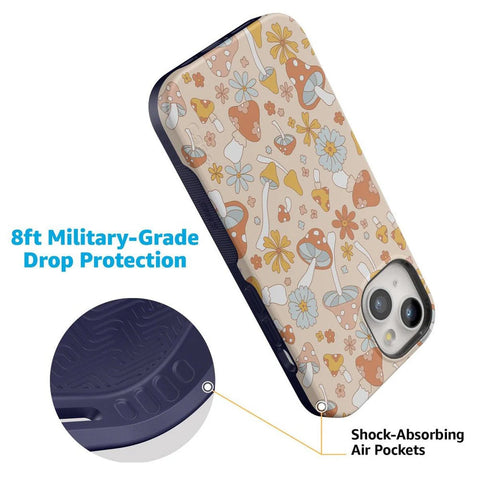 Mushroom Magic | Retro Floral Case