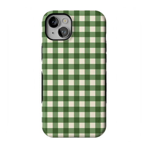 Checked Twice | Green Plaid Case