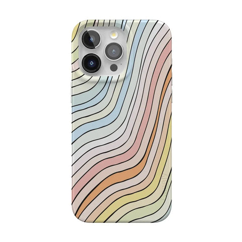 Ride The Wave | Pastel Rainbow Lined Case
