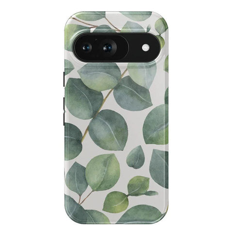 Leaf Me Alone | Green Floral Print Google Pixel Case
