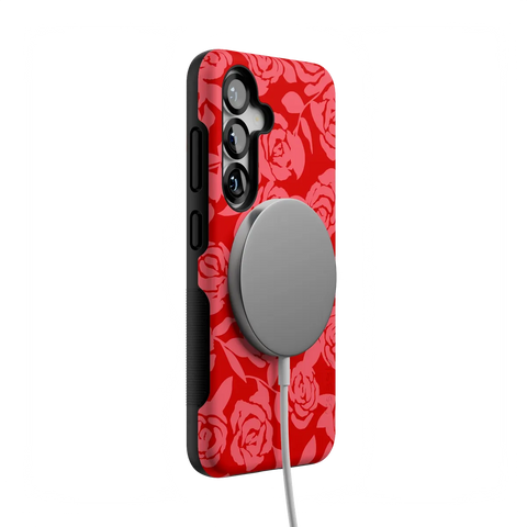 Final Rose | Red & Pink Floral Case
