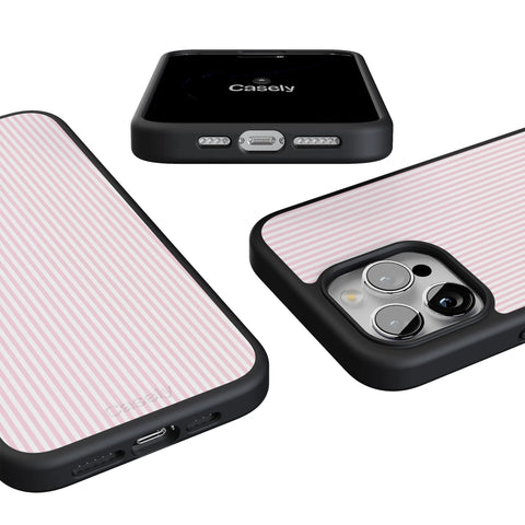 Stripes and the City | Light Pink Pinstripe Case