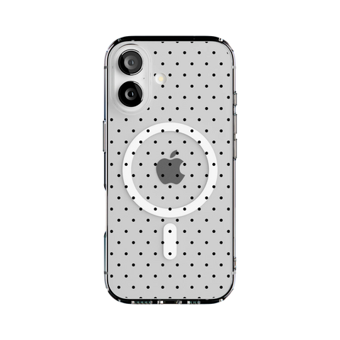 On the Dot | Black Polka Dot Case