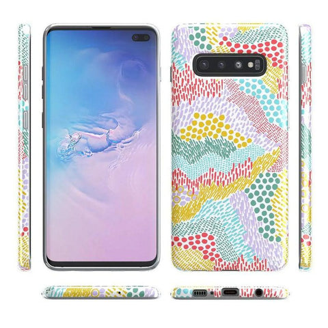 Color Me Happy | Pattern Colorblock Samsung Case