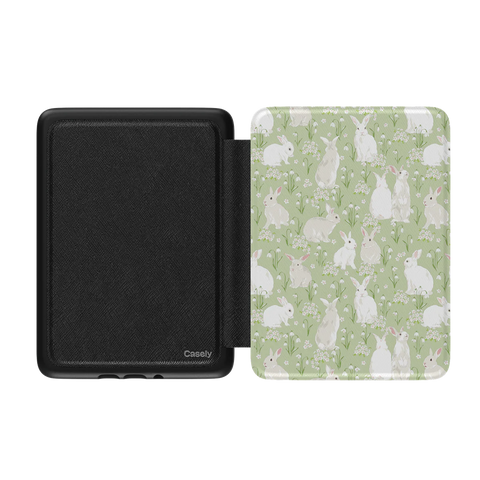 Hop to it | Green Bunny Kindle Case