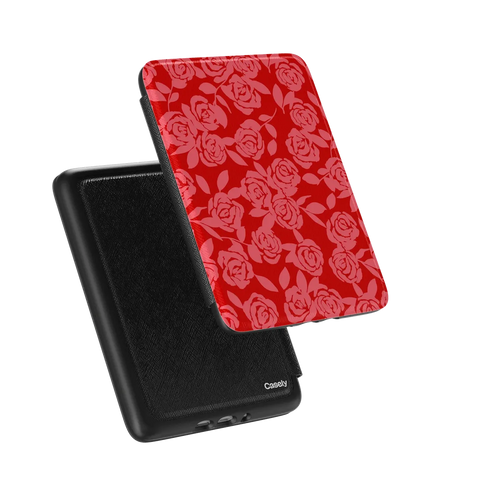 Final Rose | Red & Pink Floral Kindle Case