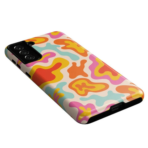 Tropical Color Splash | Abstract Retro Samsung Case