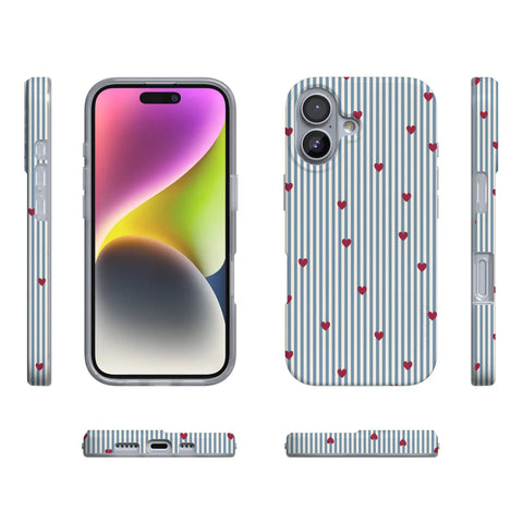 Love Lines | Blue Stripes Case