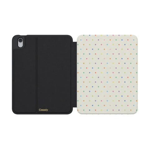 On the Dot | Rainbow Polka Dot iPad Case