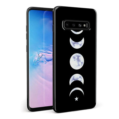 It's Just a Phase | Marble Moon Samsung Case