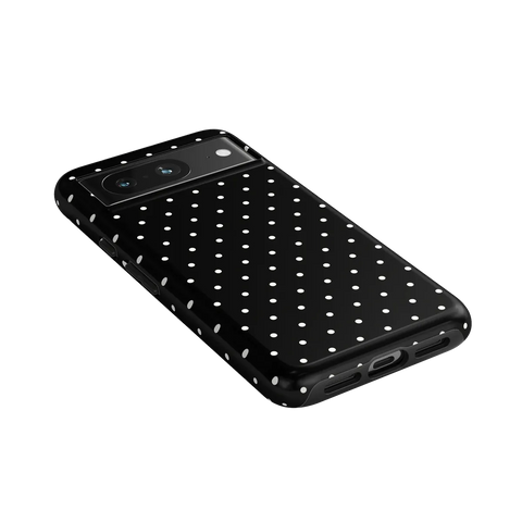 On the Dot | White Polka Dot Case