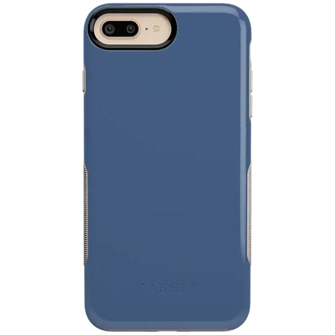 Steel Blue on Nude | Ultra-Protective Bold Case