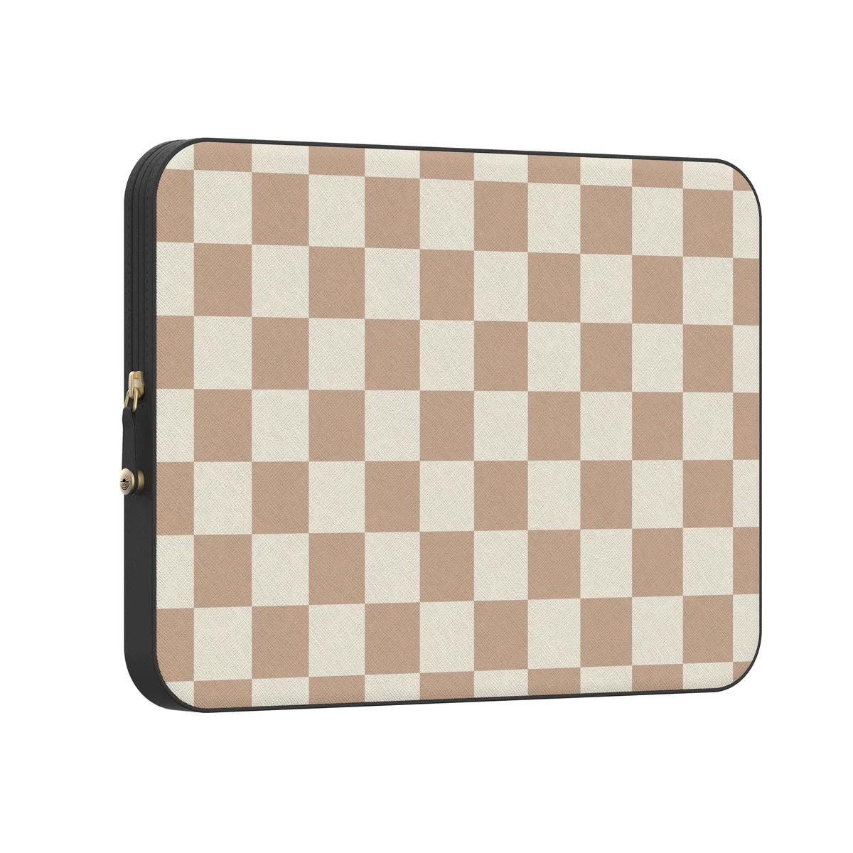 Fit Check | Neutral Checkerboard Laptop Case