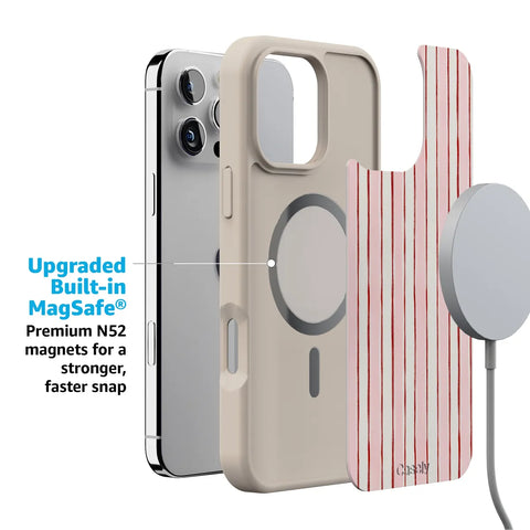 Pretty in Pastel | Blush Stripes Case
