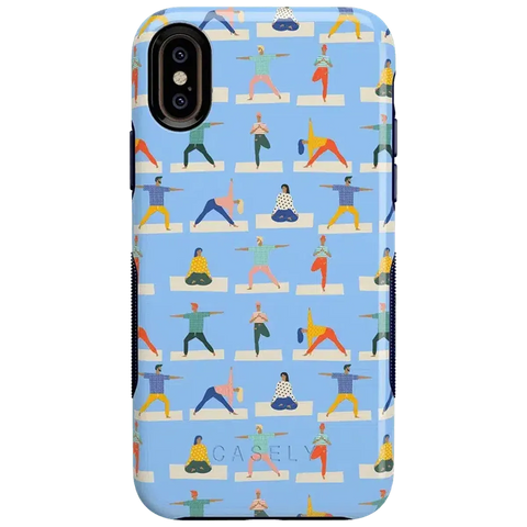 Go with the Flow | Light Blue Yoga Case