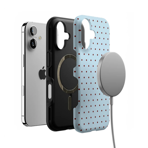 On the Dot | Blue Polka Dot Case
