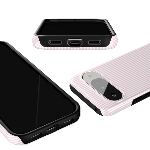 Stripes and the City | Light Pink Pinstripe Case