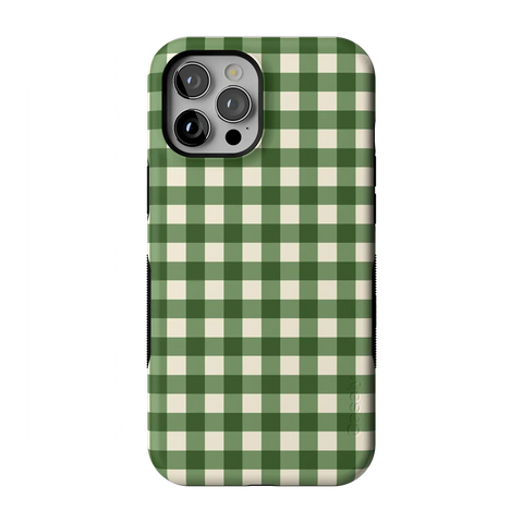 Checked Twice | Green Plaid Case