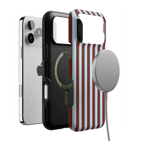 Sunday in Brooklyn | Blue Stripes Case