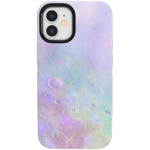 Over the Moon | Pastel Marble Moon Case