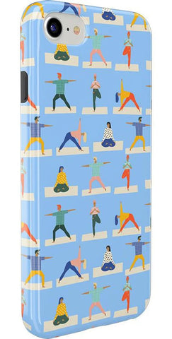 Go with the Flow | Light Blue Yoga Case