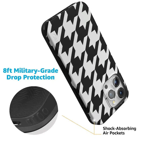 Houndstooth | High Contrast Design Case