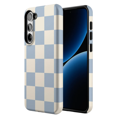 Fit Check | Light Blue Checkerboard Case
