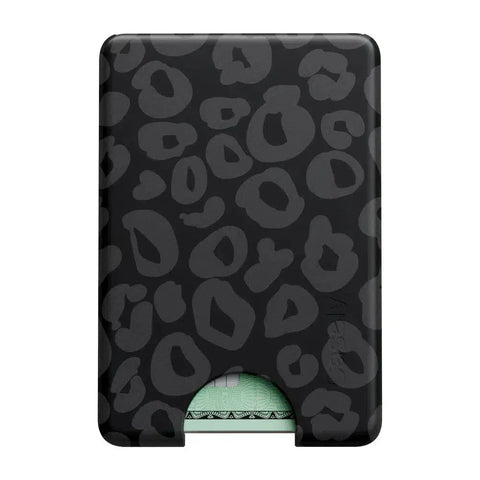 Into the Wild | Black Leopard MagWallet