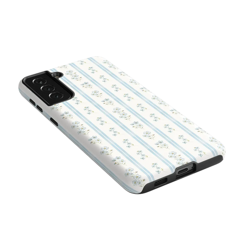 Cottage Stripe | Blue Floral Case