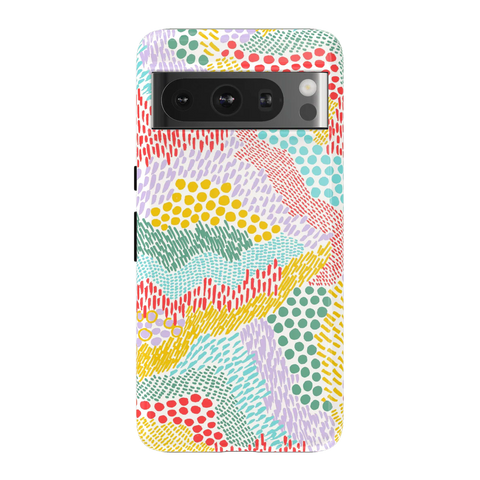 Color Me Happy | Pattern Colorblock Case